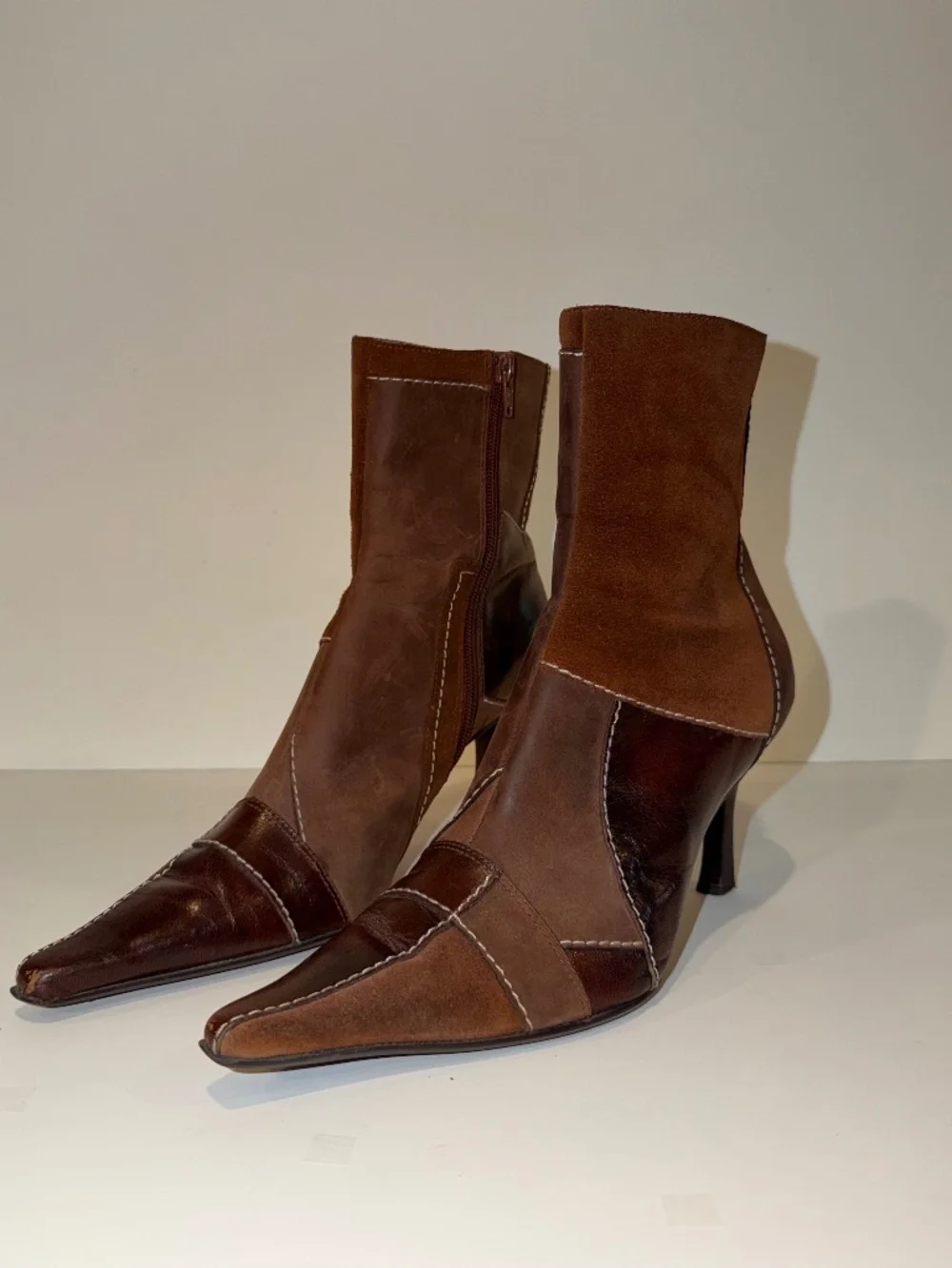 NINE WEST  - Suede snd Leather Booties